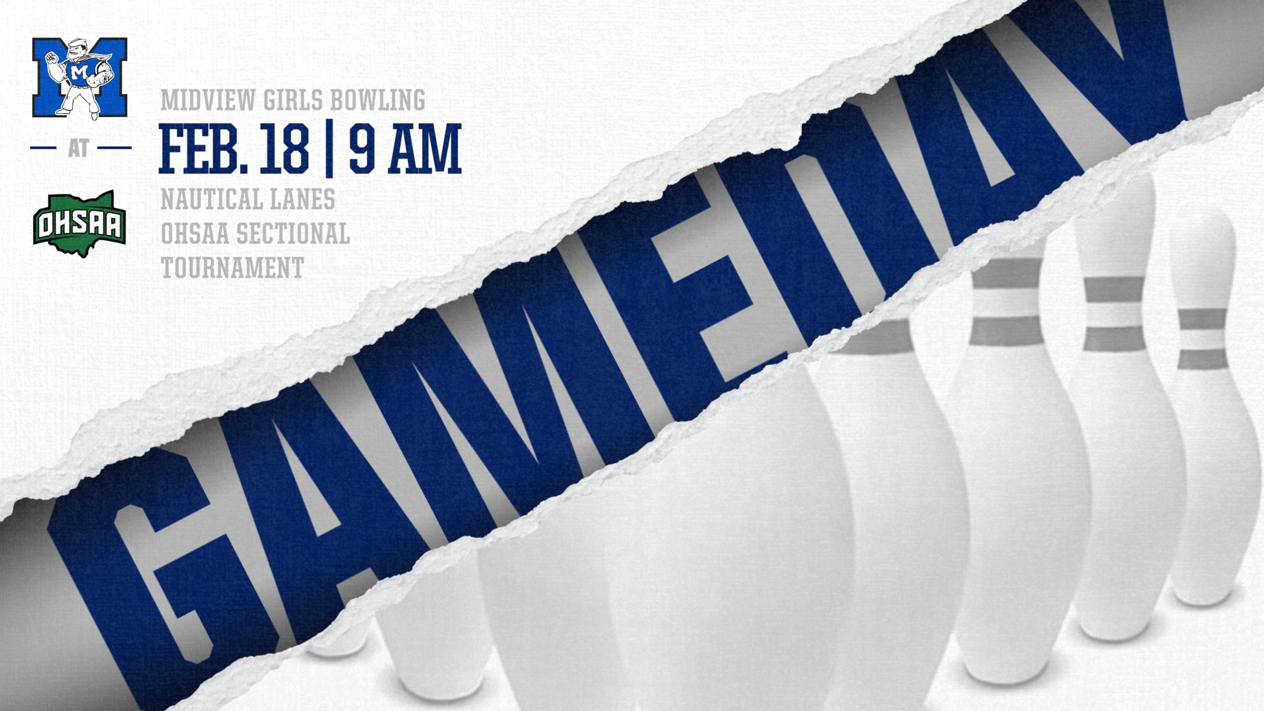 Midview Girls Bowling to Compete at OHSAA Sectional Tournament February 18