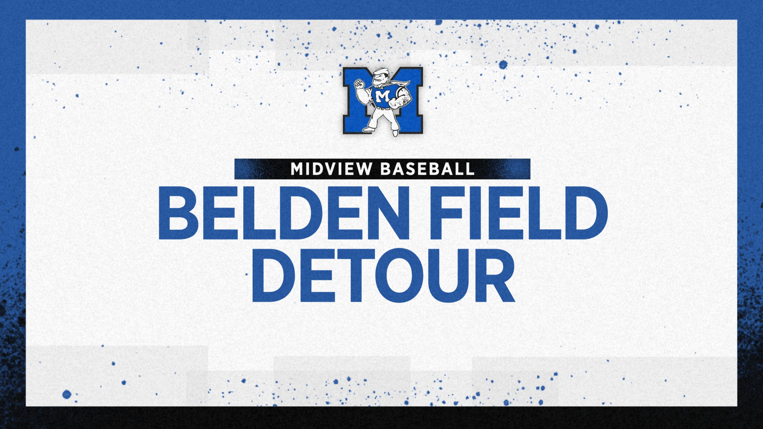 Belden Field Detour Information