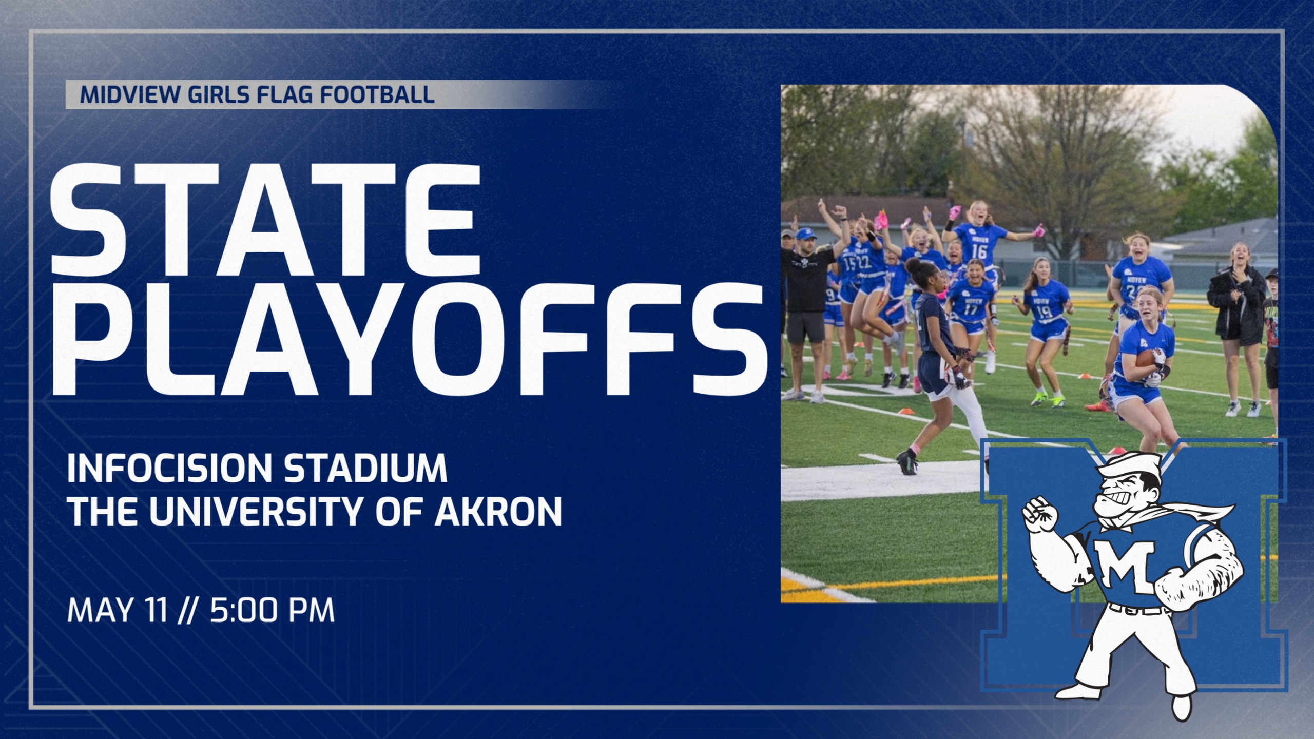 Midview Girls Flag Football Caps Perfect Season, Heads to State Playoffs