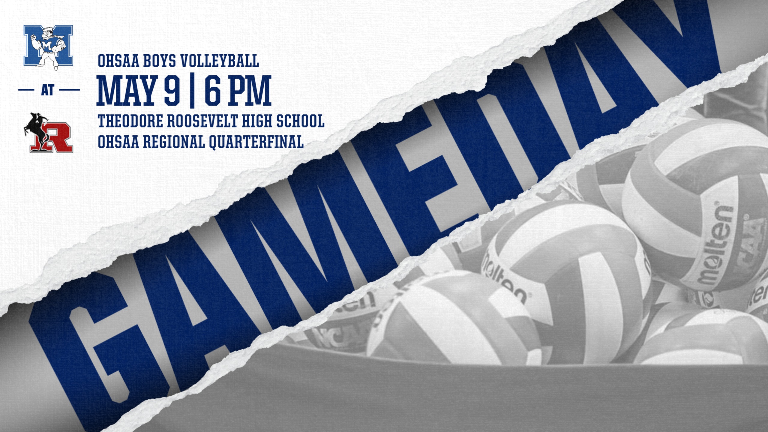 Boys Volleyball to Begin OHSAA Tournament Play at Theodore Roosevelt on May 9