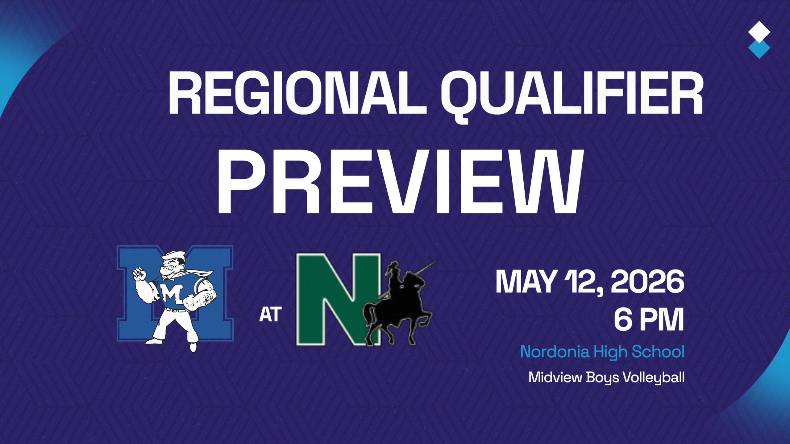 Midview Boys Volleyball to visit Nordonia for OHSAA Tournament opener