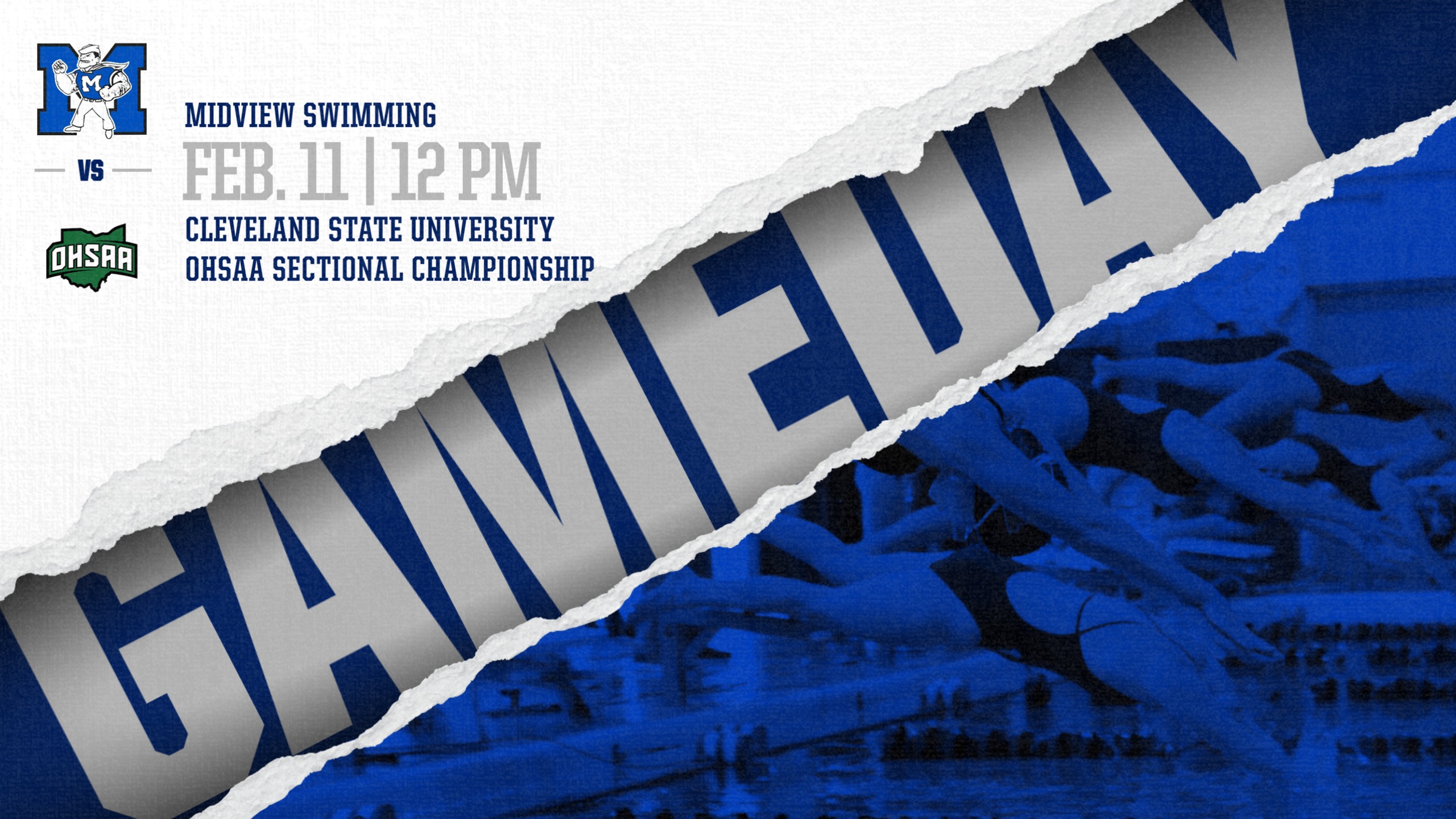 Midview Swimming Opens Postseason with OHSAA Sectional Championship February 11