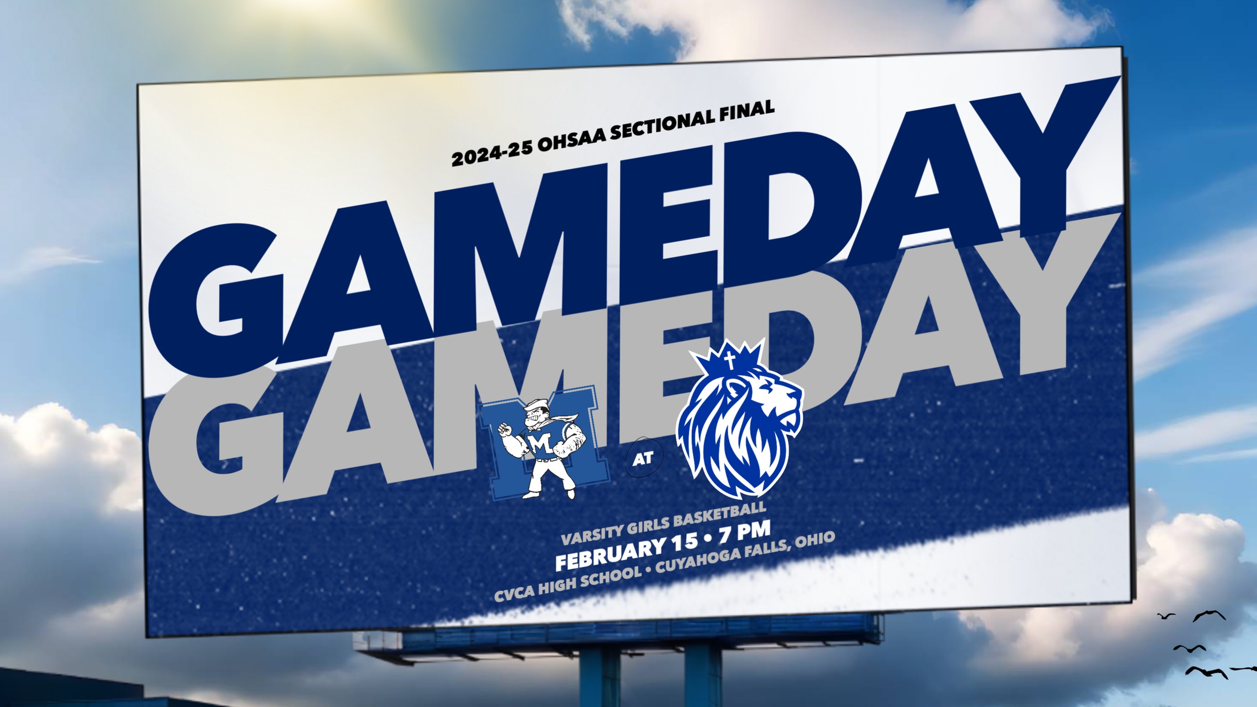 Girls Basketball to visit CVCA for OHSAA DIII Sectional Final on February 15