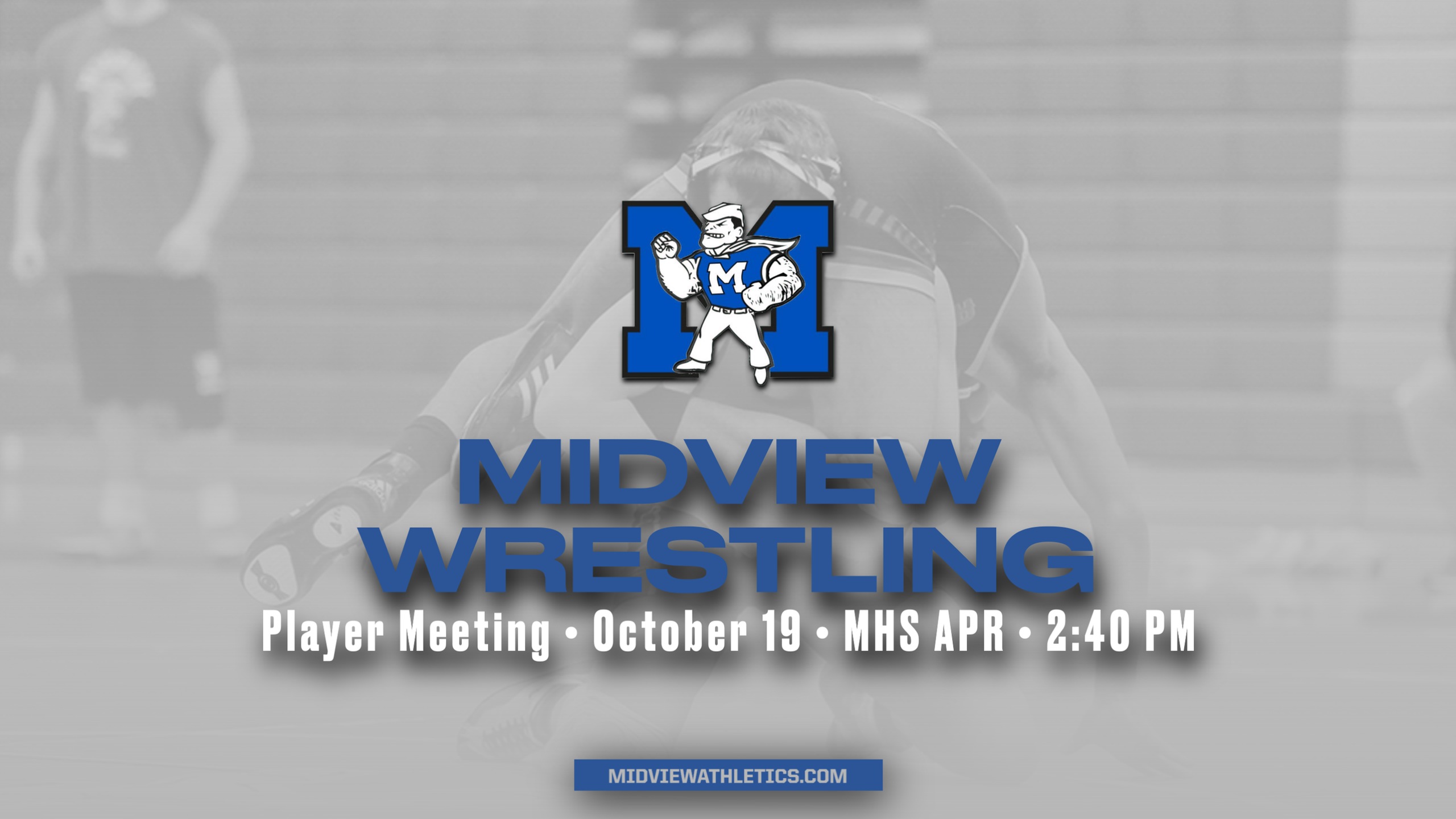2023-24 HS Wrestling Meeting After School on October 19