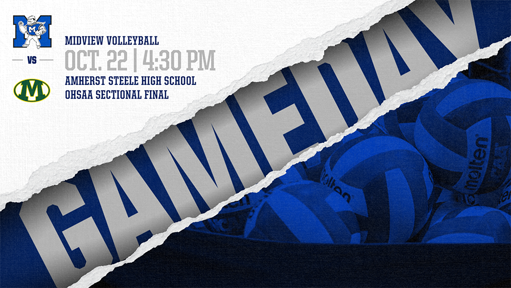 Midview Volleyball will battle Medina in OHSAA Sectional Final Saturday at Amherst Steele HS